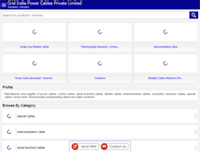 Tablet Screenshot of gridcables.com
